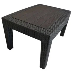 Capri Resin Garden Furniture Set Ratan-Effect -Blue Wave chillvert capri resin garden furniture set ratan effect 5