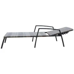 Cozumel Steel Sun Lounger 190x63x50cm -Blue Wave chillvert cozumel steel sun lounger 190x63x50cm 3