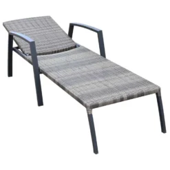 Cozumel Steel Sun Lounger 190x63x50cm -Blue Wave chillvert cozumel steel sun lounger 190x63x50cm 4