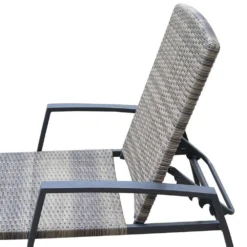 Cozumel Steel Sun Lounger 190x63x50cm -Blue Wave chillvert cozumel steel sun lounger 190x63x50cm 6