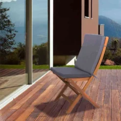 Gandia Chair Garden Seat And Back Cushion 115x45x4.5cm -Blue Wave chillvert gandia chair garden seat and back cushion 115x45x4.5cm 4