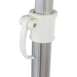 Hampton Aluminium Folding Parasol 240cm -Blue Wave chillvert hampton aluminium folding parasol 240cm 3