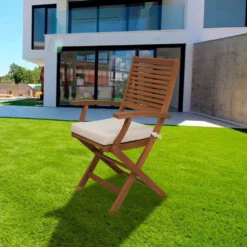 Hampton Chair Garden Seat Cushion 42x42x5cm -Blue Wave chillvert hampton chair garden seat cushion 42x42x5cm 4