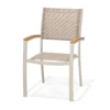 Imperia Aluminium And Fabric Armchair 61.8x58.3x92.5cm