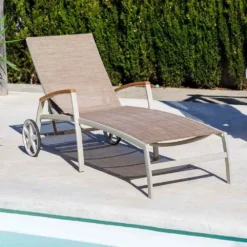 Imperia FSC Eucalyptus Sun Lounger 180.40x77.60x102.90cm -Blue Wave chillvert imperia fsc eucalyptus sun lounger 180.40x77.60x102.90cm 2