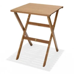 Milan FSC Eucalyptus Folding Square Table 56x56cm