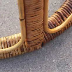 Parma Rattan Round Table 57cm -Blue Wave chillvert parma rattan round table 57cm 2