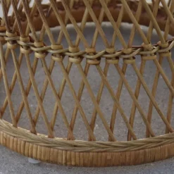 Parma Rattan Round Table 60cm -Blue Wave chillvert parma rattan round table 60cm 2