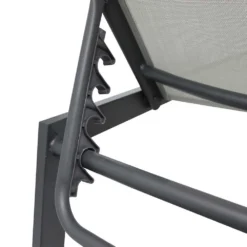 Pisa Aluminium Sun Lounger 203x64x43cm -Blue Wave chillvert pisa aluminium sun lounger 203x64x43cm 3