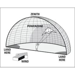 Gilavar 140 Parachute Kite -Blue Wave dragon fly gilavar 140 parachute kite 8