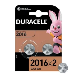 Duracell CR2016N Alkaline Batteries 2 Units