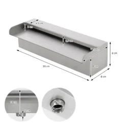 390002168 Pool Waterfall 30 Cm -Blue Wave ecd germany 390002168 pool waterfall 30 cm 3