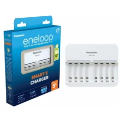 BQ-CC63 AA/AAA Batteries Charger -Blue Wave eneloop bq cc63 aa aaa batteries charger 3