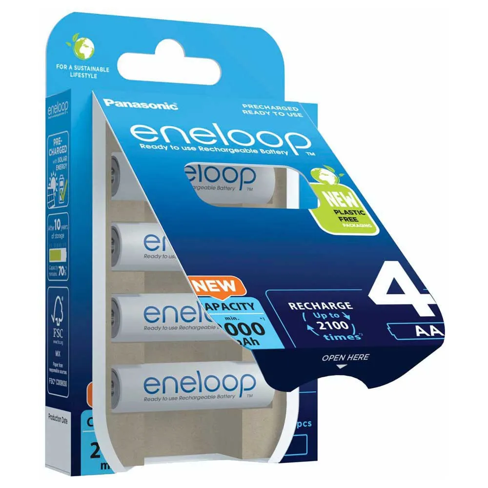 Eneloop Mignon BK-3MCDE/4BE Rechargeable Battery 2 Eneloop Mignon BK-3MCDE/4BE Rechargeable Battery - Image 2