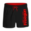 FREEGUN Elastic Waistband Logo Swimming Shorts