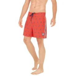 FREEGUN Flat Belt Soft Touch Flash Swimming Shorts -Blue Wave freegun flat belt soft touch flash swimming shorts 2