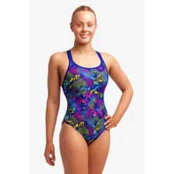 FUNKITA Eclipse Swimsuit -Blue Wave funkita eclipse swimsuit 3