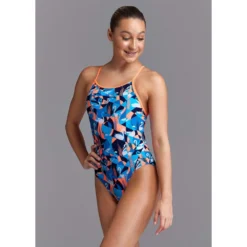 FUNKITA Eco Diamond Back Swan Song Swimsuit 8 FUNKITA Eco Diamond Back Swan Song Swimsuit -Blue Wave funkita eco diamond back swan song swimsuit 3