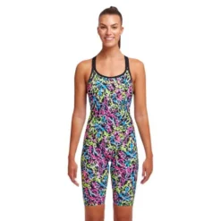 FUNKITA Fast Legs Messed Up Open Back Competition Swimsuit