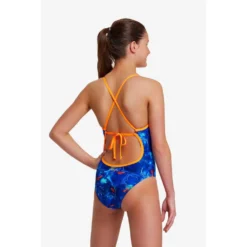 FUNKITA Fyto Flares Swimsuit -Blue Wave funkita fyto flares swimsuit 3