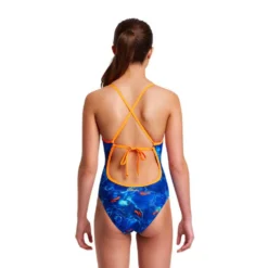 FUNKITA Fyto Flares Swimsuit -Blue Wave funkita fyto flares swimsuit 4