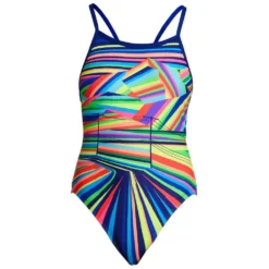 FUNKITA Land Lines Swimsuit -Blue Wave funkita land lines swimsuit 2