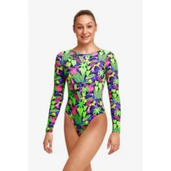 FUNKITA Long Shot Sloth Slumber Swimsuit -Blue Wave funkita long shot sloth slumber swimsuit 4