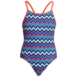FUNKITA Nautical Mile Swimsuit -Blue Wave funkita nautical mile swimsuit 2