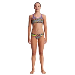 FUNKITA Racer Back Bikini -Blue Wave funkita racer back bikini 2