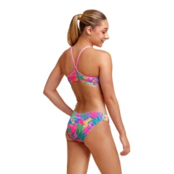 FUNKITA Racerback Jungle Party Bikini -Blue Wave funkita racerback jungle party bikini 4