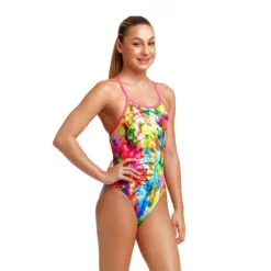 FUNKITA Single Strap Swimsuit -Blue Wave funkita single strap swimsuit 4