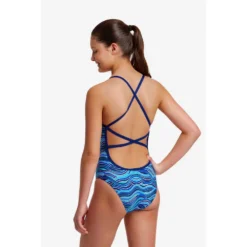 FUNKITA So Swell Swimsuit -Blue Wave funkita so swell swimsuit 4