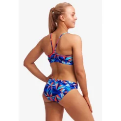 FUNKITA Sports Bikini Top -Blue Wave funkita sports bikini top 4