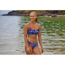 FUNKITA Sports Bikini Top -Blue Wave funkita sports bikini top 6