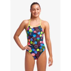 FUNKITA Strapped In Swimsuit -Blue Wave funkita strapped in swimsuit 3