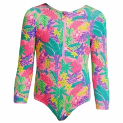 FUNKITA Sun Cover Jungle Party Swimsuit -Blue Wave funkita sun cover jungle party swimsuit 2