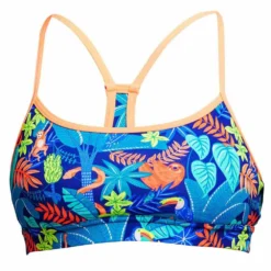 FUNKITA Swim Crop Slothed Bikini Top 7 FUNKITA Swim Crop Slothed Bikini Top -Blue Wave funkita swim crop slothed bikini top 2