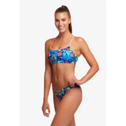 FUNKITA Swim Crop Slothed Bikini Top 8 FUNKITA Swim Crop Slothed Bikini Top -Blue Wave funkita swim crop slothed bikini top 3