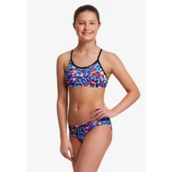 FUNKITA Video Star Bikini -Blue Wave funkita video star bikini 3