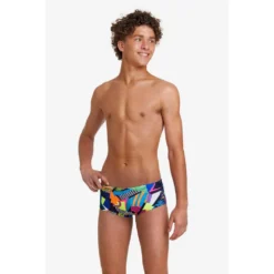Funky Trunks Bel Air Beats Sidewinder Swim Boxer -Blue Wave funky trunks bel air beats sidewinder swim boxer 3