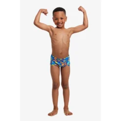 Funky Trunks Big Cat Bash Swim Boxer -Blue Wave funky trunks big cat bash swim boxer 4