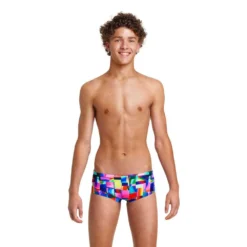 Funky Trunks Patch Panels Swim Boxer
