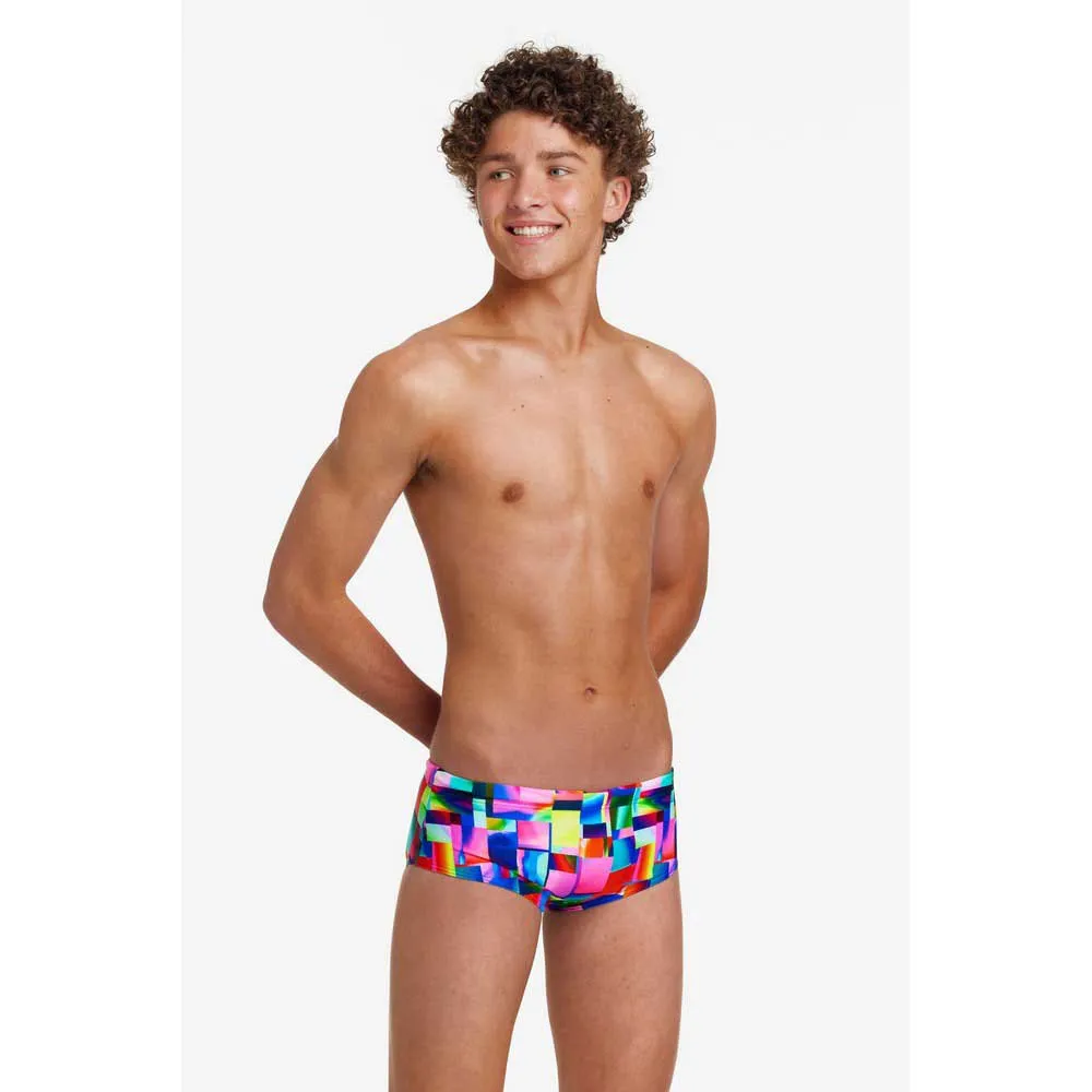 Funky Trunks Patch Panels Swim Boxer 4 Funky Trunks Patch Panels Swim Boxer - Image 4