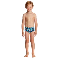 Funky Trunks Printed Swimming Brief -Blue Wave funky trunks printed swimming brief 2