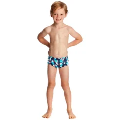 Funky Trunks Printed Swimming Brief -Blue Wave funky trunks printed swimming brief 3