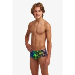 Funky Trunks Sidewinder Lion Eyes Swim Boxer -Blue Wave funky trunks sidewinder lion eyes swim boxer 3