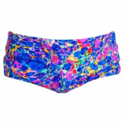 Funky Trunks Sidewinder Oiled Up Swim Boxer -Blue Wave funky trunks sidewinder oiled up swim boxer 2