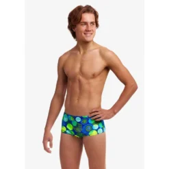 Funky Trunks Sidewinder Swim Boxer -Blue Wave funky trunks sidewinder swim boxer 7