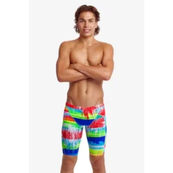 Funky Trunks Training Dye Hard Jammer -Blue Wave funky trunks training dye hard jammer 11