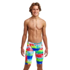 Funky Trunks Training Dye Hard Jammer -Blue Wave funky trunks training dye hard jammer 4